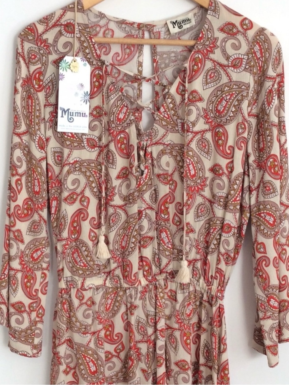 Show Me Your MuMu Paisley Craze Tie Romper - Picture 5 of 5